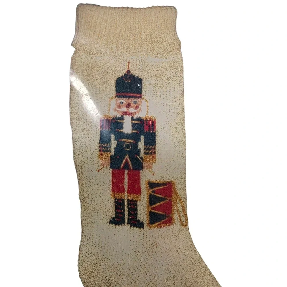 RARE Vintage Elegant Heirlooms Nutcracker‎ Christmas Stocking Knitting Kit 23